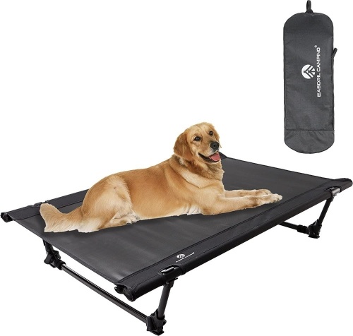 Folding Elevated Portable Collapsible Raised Cooling Pet Bed w/ Aluminum Frame - Lot 247