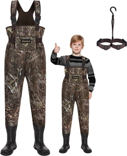 Kids 3T Neoprene Chest Height Fishing Waders - Lot 503
