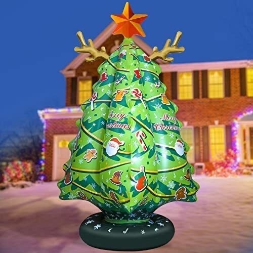7.5FT Tall Inflatable Christmas Tree Decoration - Lot 363