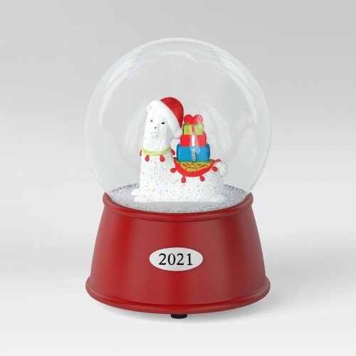 Case of (4) 2021 Christmas Llama Musical Snow Globes - Lot 331