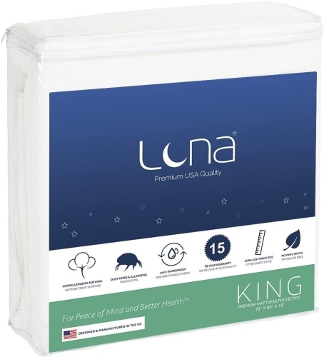 Luna King Size Premium Mattress Protector - Lot 141