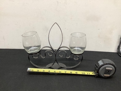 Black Candle Holder - Lot 373