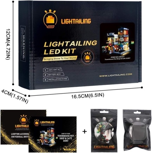 LIGHTAILING Light Set for Creator Townhouse Pet Shop & Café - Lot 417