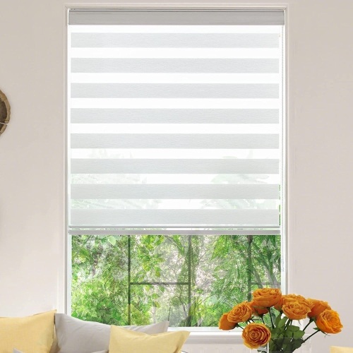 KALYSIE Zebra Roller Window Blinds - 23" - Lot 371