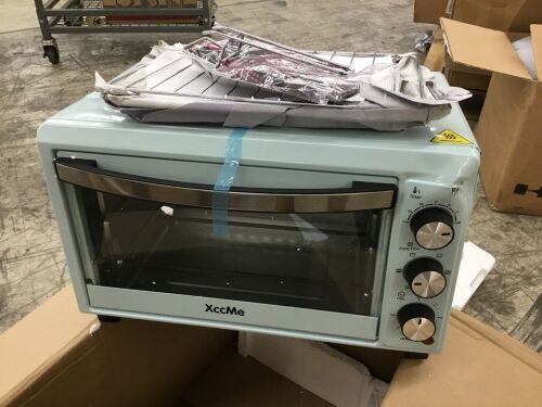 XccMe 24L 110V 1400W Convection Oven for Sublimation Printing with Silicone Pad, Oven Glove  - Lot 209