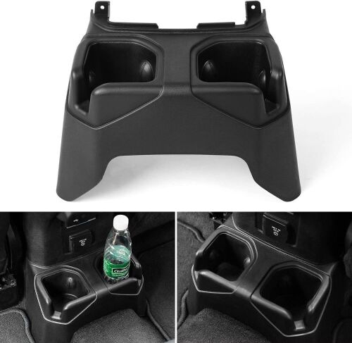 SQQP Rear Console Mounted Cup Holder for 2018-2022 Jeep Wrangler JL & Gladiator JT  - Lot 374