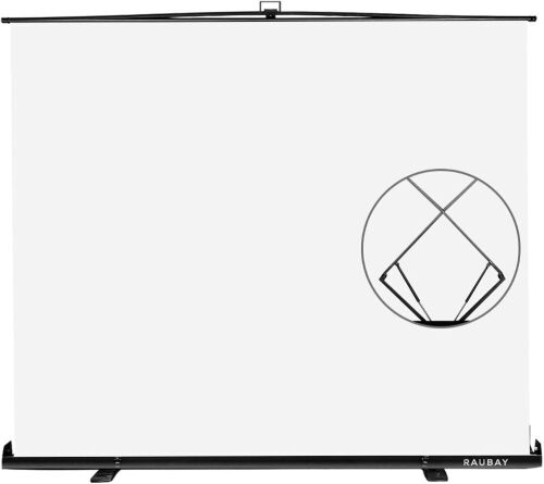 Raubay Collapsible Backdrop Screen, White  - Lot 913