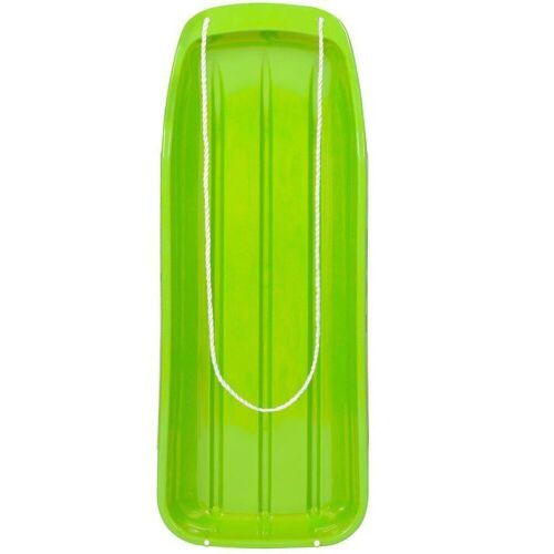48in Kids Toboggan Snow Sled Board w/ Pull Rope, Curved Edges  - Lot 916