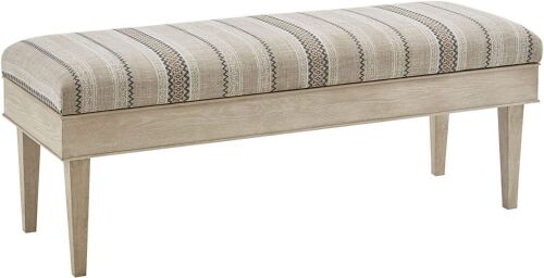 Martha Stewart Hartstrom Padded Storage Bench, 50"  - Lot 247