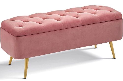 Ottoman Footstool Bench with Storage 42.7"  - Lot 311