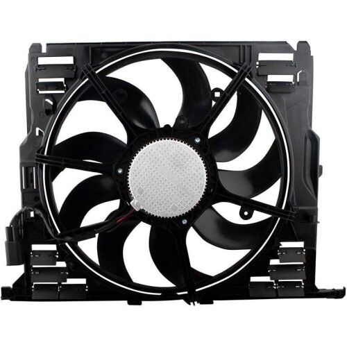 BOXI Radiator Cooling Fan Assembly for 2009-2015 BMW 528i 530i 535i 640i L6 3.0L - Lot 329