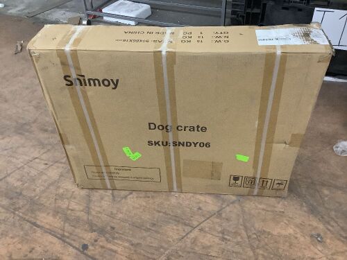 Snimoy Dog Crate  - Lot 105
