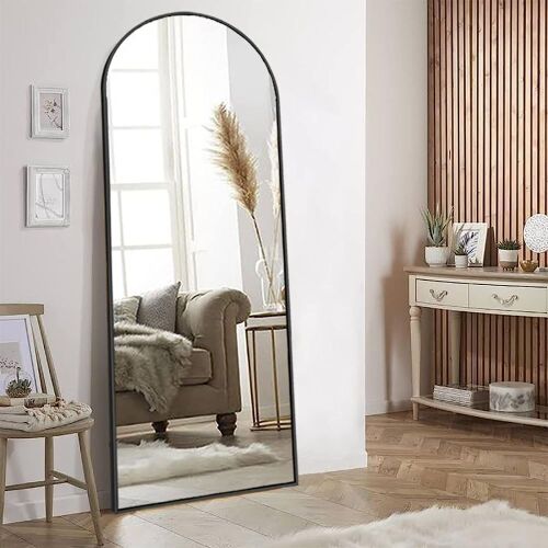TinyTimes 65" x 22" Arched Full Length Floor Mirror  - Lot 544
