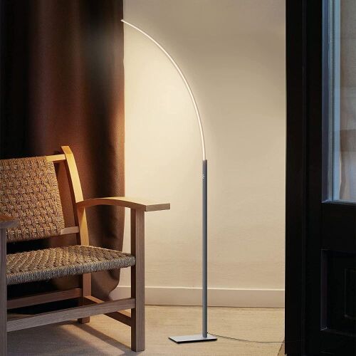 TACAHE Arc Corner Floor Lamp, 3000K Warm White & 3 Brightness Presets, 63"  - Lot 174