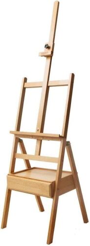 Mont Marte Signature Wooden Box Floor Easel, Holds Canvases up to 35" in Height - Lot 330