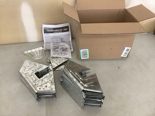 EZBUILDER DIY Shed Framing Kit 7' x 8'  - Lot 369