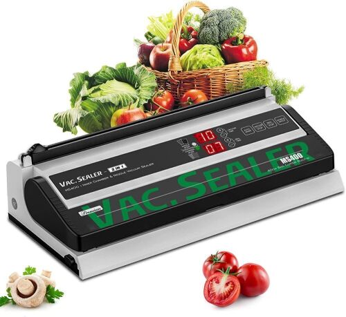 Commercial Vacuum Sealer, 15.8", Automatic & Manual Modes, Dry & Moist Sealing Design - Lot 478