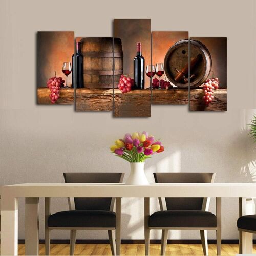 5 Panel Canvas Wall Art  - Lot 269