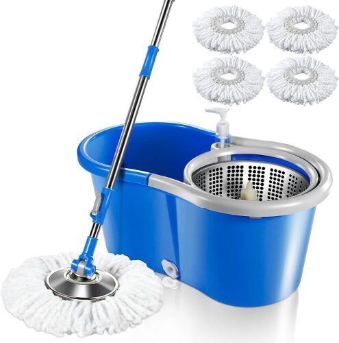 Masthome Spin Mop and Bucket with Wringer Set - Lot 691