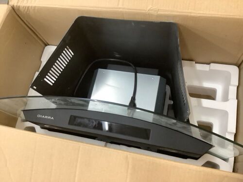 CIARRA Black Range Hood 30 inch with Soft Touch Control 450 CFM Stove Vent Hood for Kitchen with 3 Speed Exhaust Fan Auto Shut Off Function CAB75502  - Lot 563