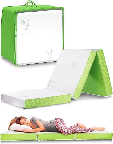 Tri-Fold 4 Inch Foam Camping Mattress w/Case, 31"  - Lot 560