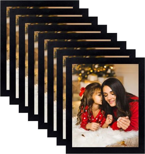AUEAR, 8x10 Gallery Photo Frames with Acrylic Glass, Wall or Tabletop Display, 8 Pack - Lot 590