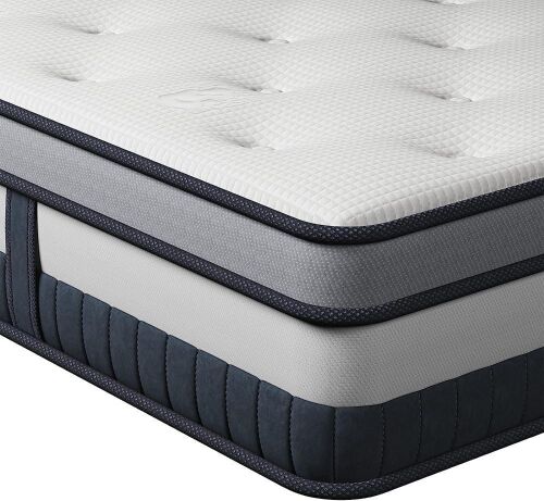 Vesgantti 11 Inch Innerspring Multilayer Hybrid Single Mattress, Medium Plush Feel, Twin - Lot 591