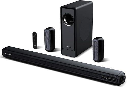 Raineverry 5.1 CH Surround Sound Bar with Wireless Subwoofer, Dolby Digital Plus, Bluetooth 5.0, Surround Sound System - Lot 616