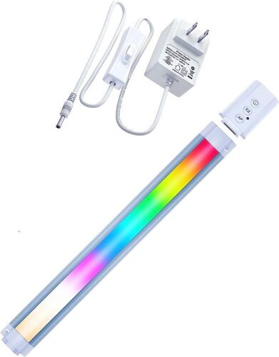 LAMPAOUS Smart Under Cabinet Lighting Bar, Dimmable and Linkable with Remote Control, 24"  - Lot 706