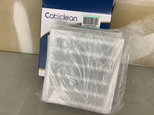 Cabiclean Blue Pure 411 HEPA Carbon Replacement Filter Pack - Lot 551
