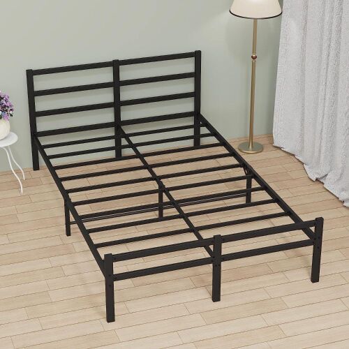 Musen Queen Bed Frame with Headboard  - Lot 660