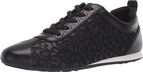 Women's Leopard Print Lace Up Sneakers Size 6M - Lot 102
