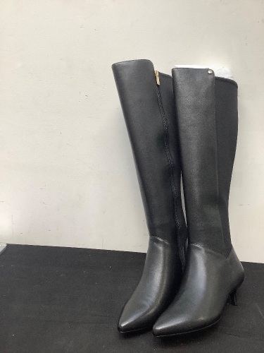 Women's Knee Height High Heel Boots Size 9 - Lot 394