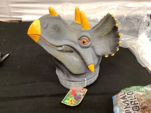 Dinosaur Case and Toys - Lot 253