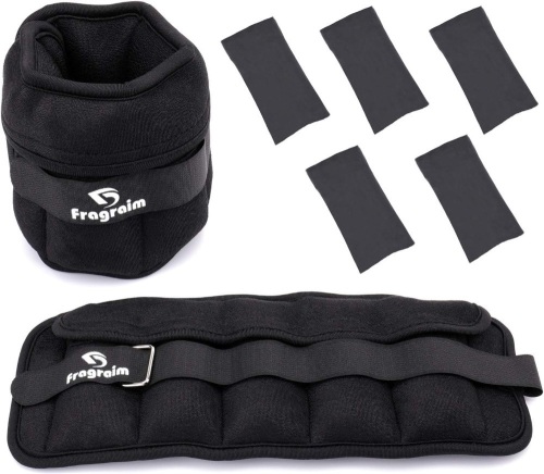 Set of (2) Adjustable Ankle Weights, Total 20 Lbs - Lot 492