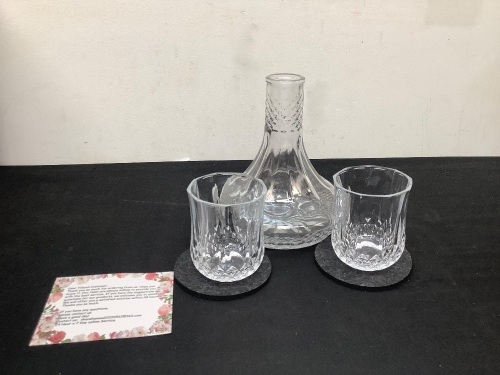 Glass Carafe for Bedstand - Lot 405