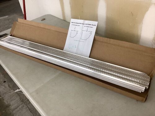 50' of 5" Aluminum Gutter Guard, 12 pcs - Lot 657