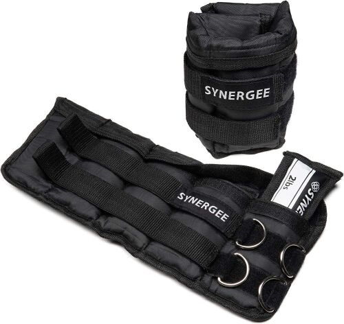 Synergee Adjustable Ankle Weights, 20lbs - Lot 667