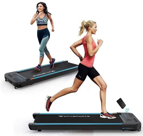 CITYSPORTS Electric Treadmill WP2 440W Motor, Built-in Bluetooth Speakers, Adjustable Speed, LCD Display & Calorie Counter - Lot 27