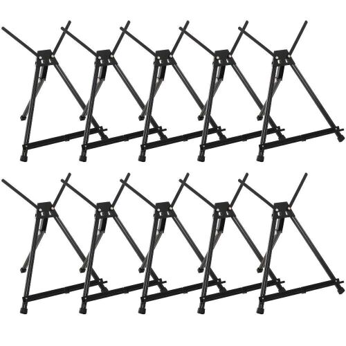 15" to 21" High Adjustable Black Aluminum Tabletop Display Easel, 10 Pack - Lot 711