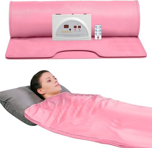 RELOIVE Far Infrared Sauna Blanket Heating Detox with Remote Control - Lot 807