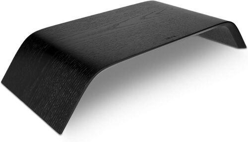 kalibri Wood Monitor Stand Riser, Oak with Black Stain  - Lot 897