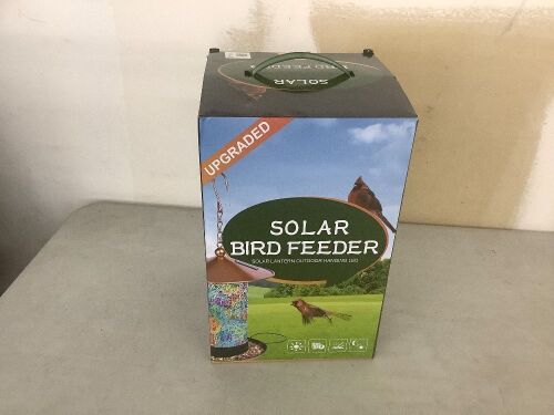 Solar LED Lantern Bird Feeder  - Lot 608