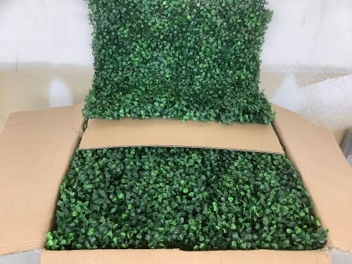 Sunnyglade Artificial Boxwood Panels, 12 pc - Lot 833