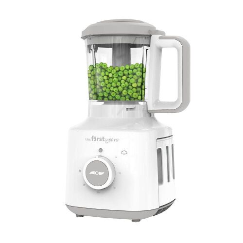 The First Years First Fresh Foods Blender & Steamer 2 in 1 Baby Food Maker, 3.5 Cup Capacity  - Lot 595