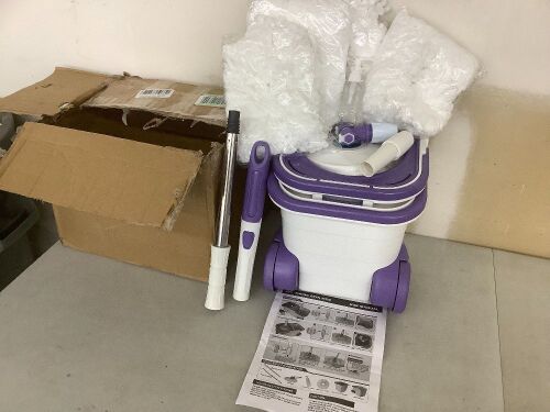 Magic Spin Mop Bucket Washing System with Wheels  - Lot 563