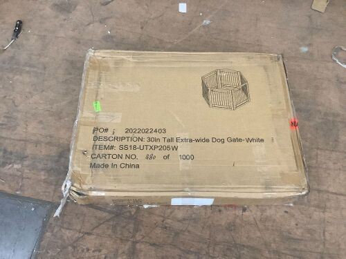 PAWLAND 144" Extra Wide 30" Tall Dog Gate  - Lot 710