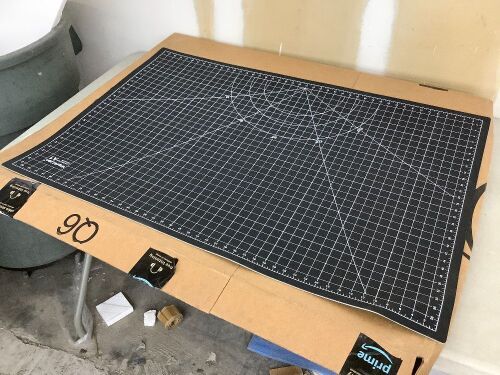 WORKLION 24" x 36" Large Self Healing PVC Cutting Mat, Double Sided - Lot 503
