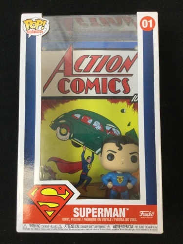 Funko Pop! Vinyl Comic Cover: DC - Superman Action Comic - Lot 113