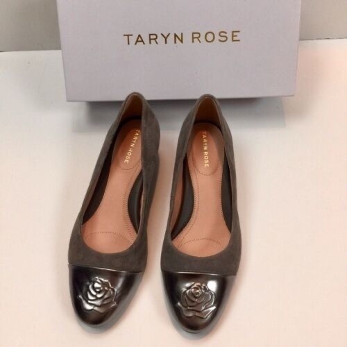 Taryn Rose Charcoal Gray Suede Size 7 Heels - Lot 338